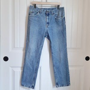 VTG Lee High Rise Straight Leg Jeans 34 X 27